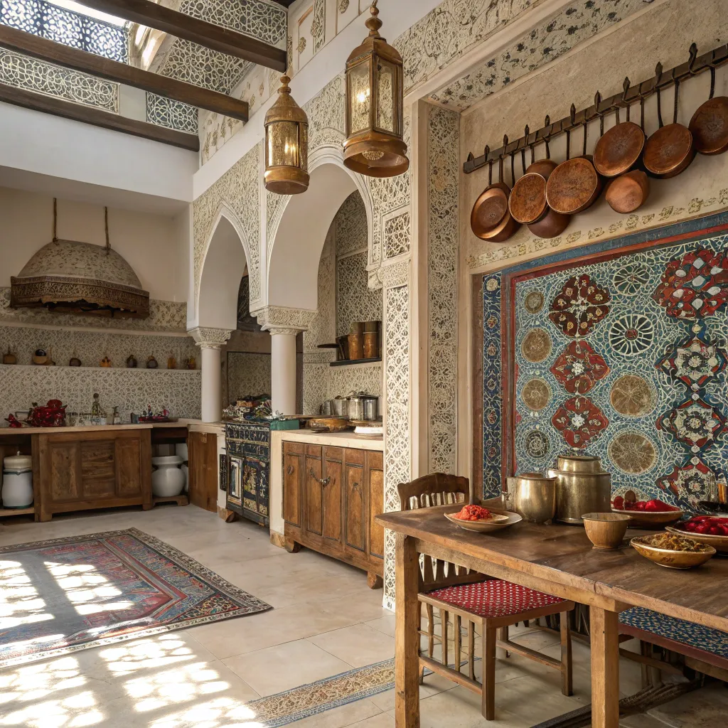 Traditional Middle Eastern kitchen at ZENITHFIELD